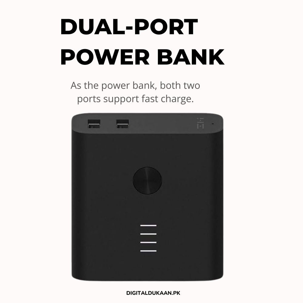 ZMI Plugornot Zero in use as wall charger and powerbank combo