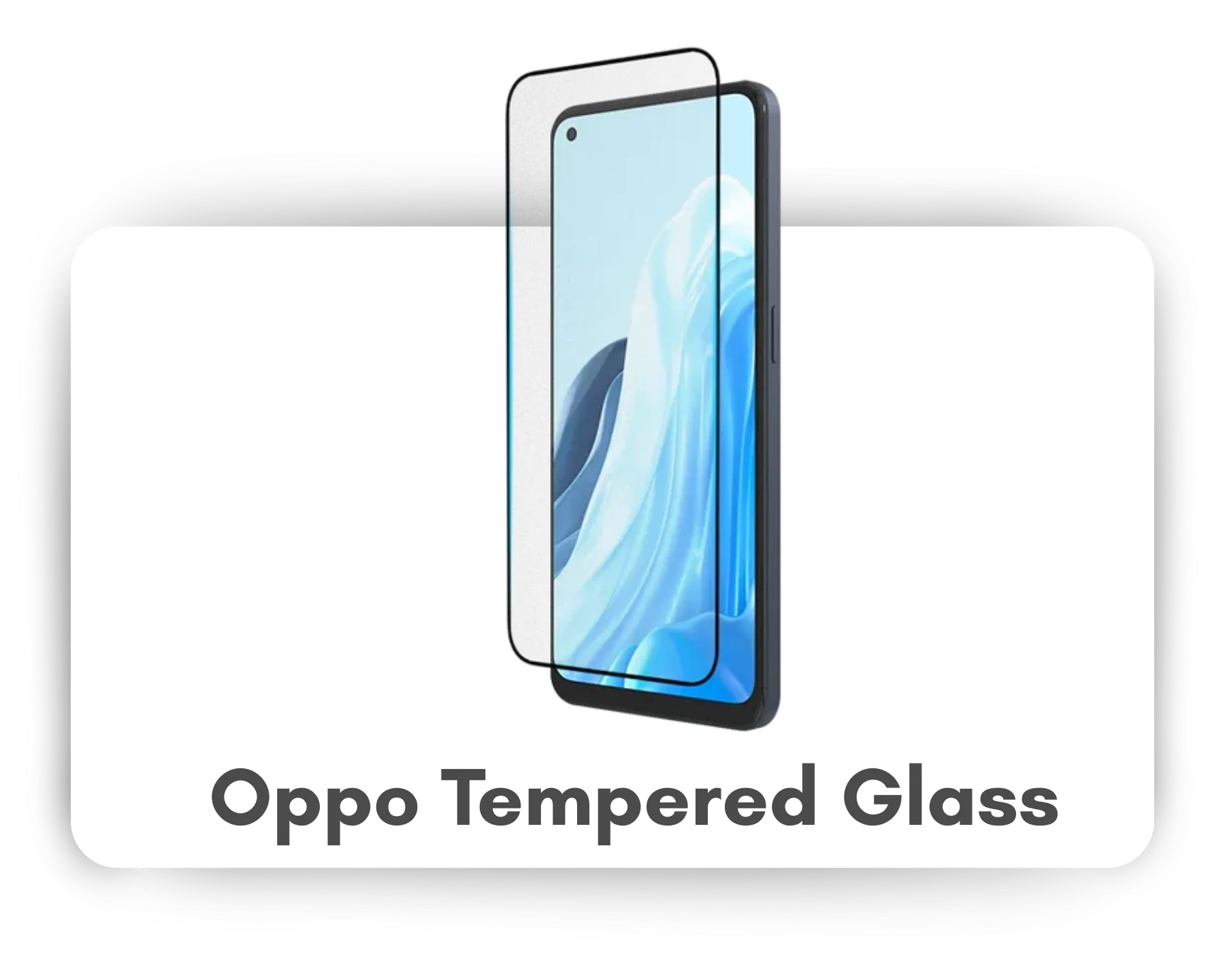 Digital Dukaan — OPPO tempered glass collection banner