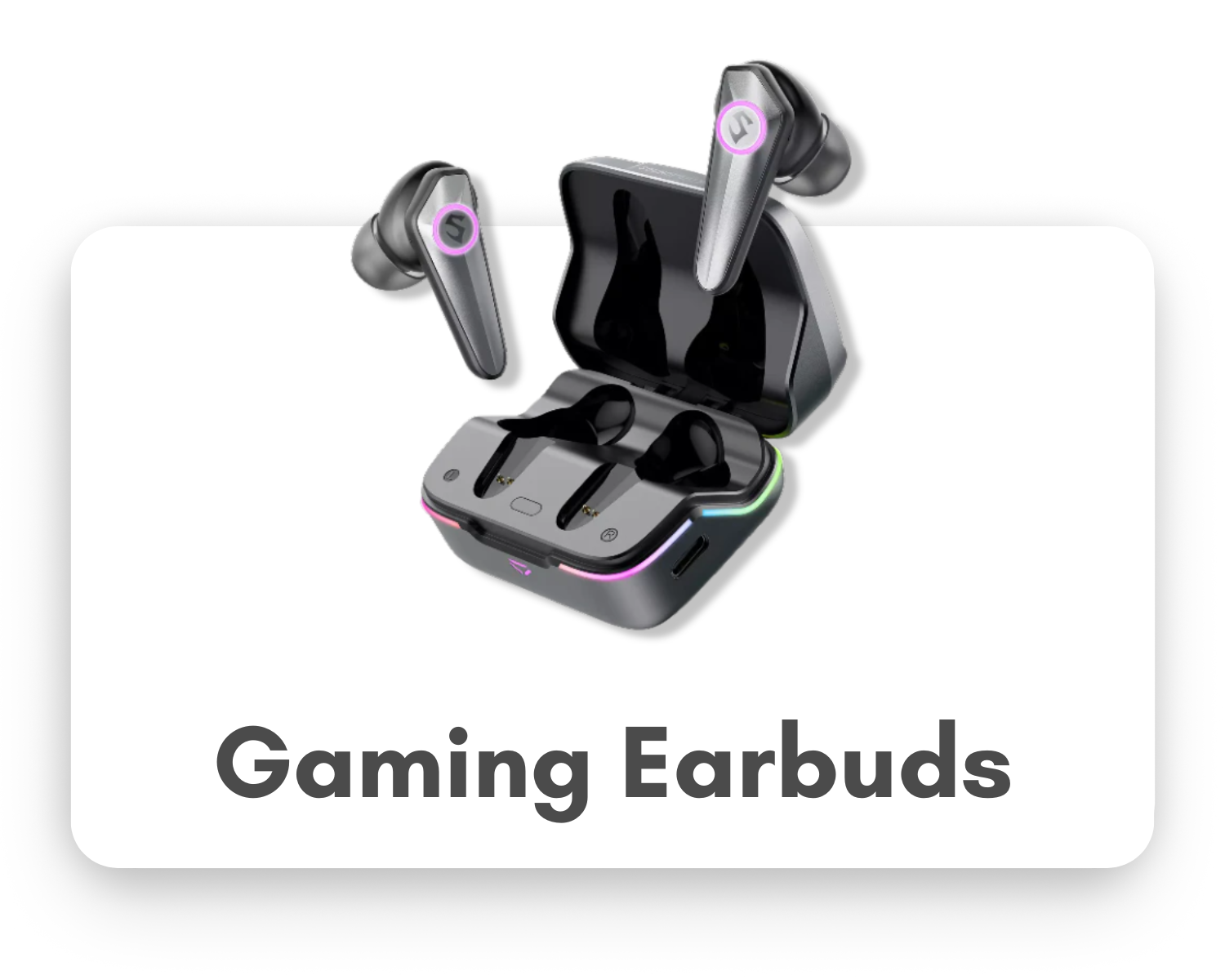 Gaming earbuds with low-latency mode and bass – Digital Dukaan