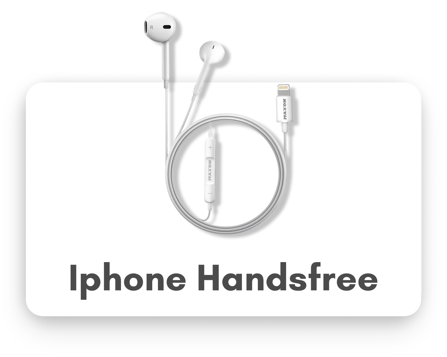  iPhone handsfree with mic – comfortable fit – Digital Dukaan