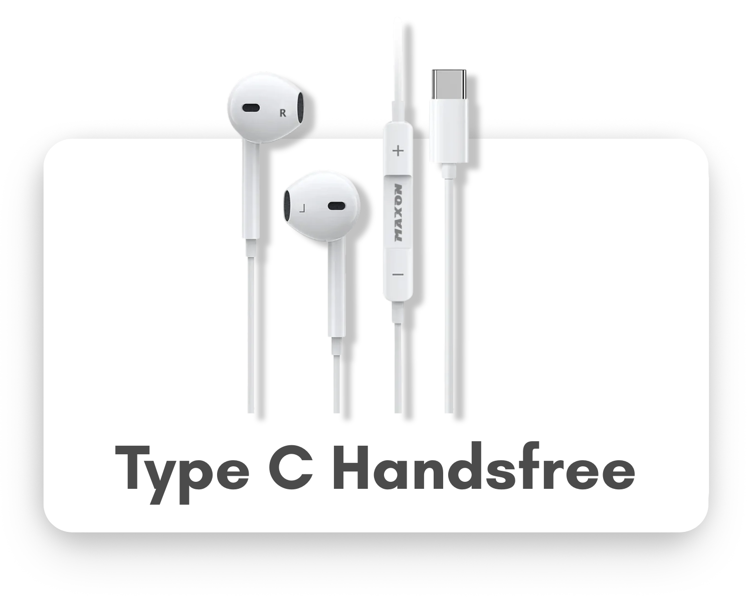 Type-C handsfree earphones with mic – Digital Dukaan