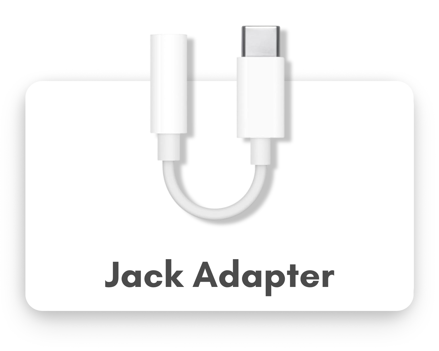 Phone audio jack adapter – Type-C/Lightning to 3.5mm – Digital Dukaan