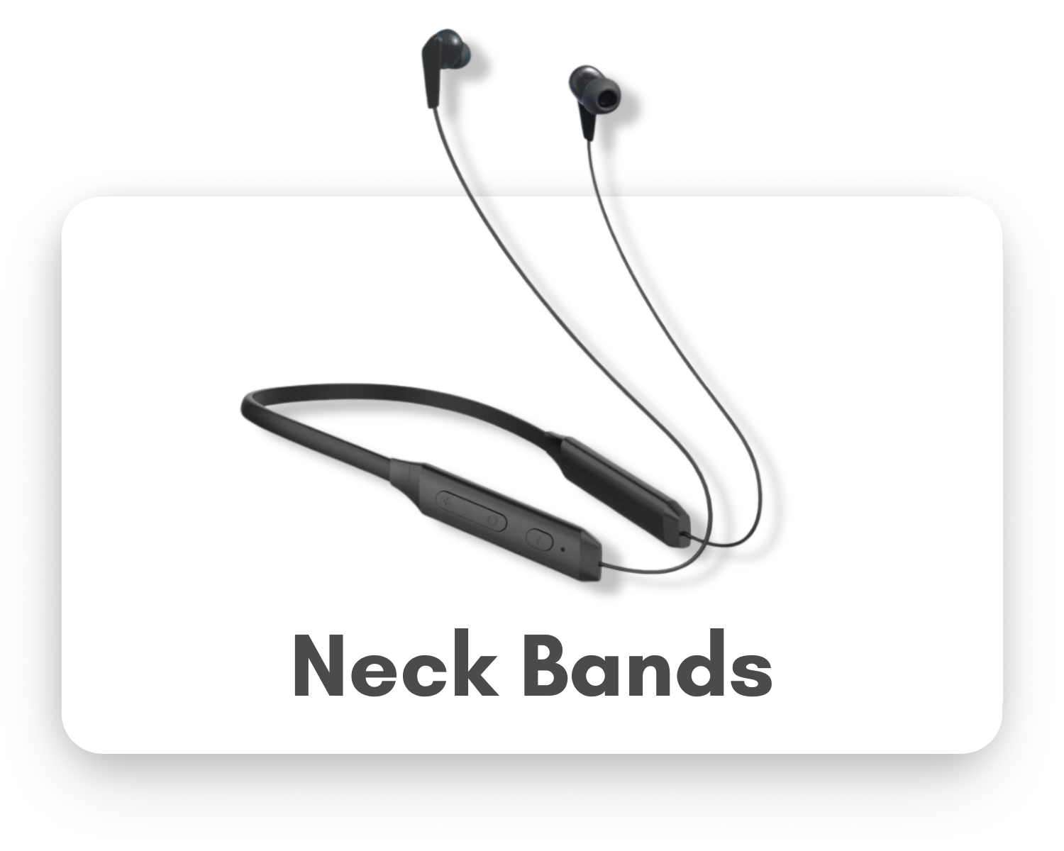Bluetooth neckband earphones with magnetic buds – Digital Dukaan