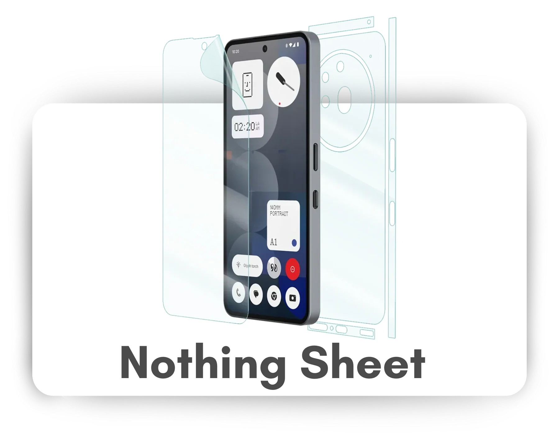 Digital Dukaan — Nothing screen protector sheet collection banner