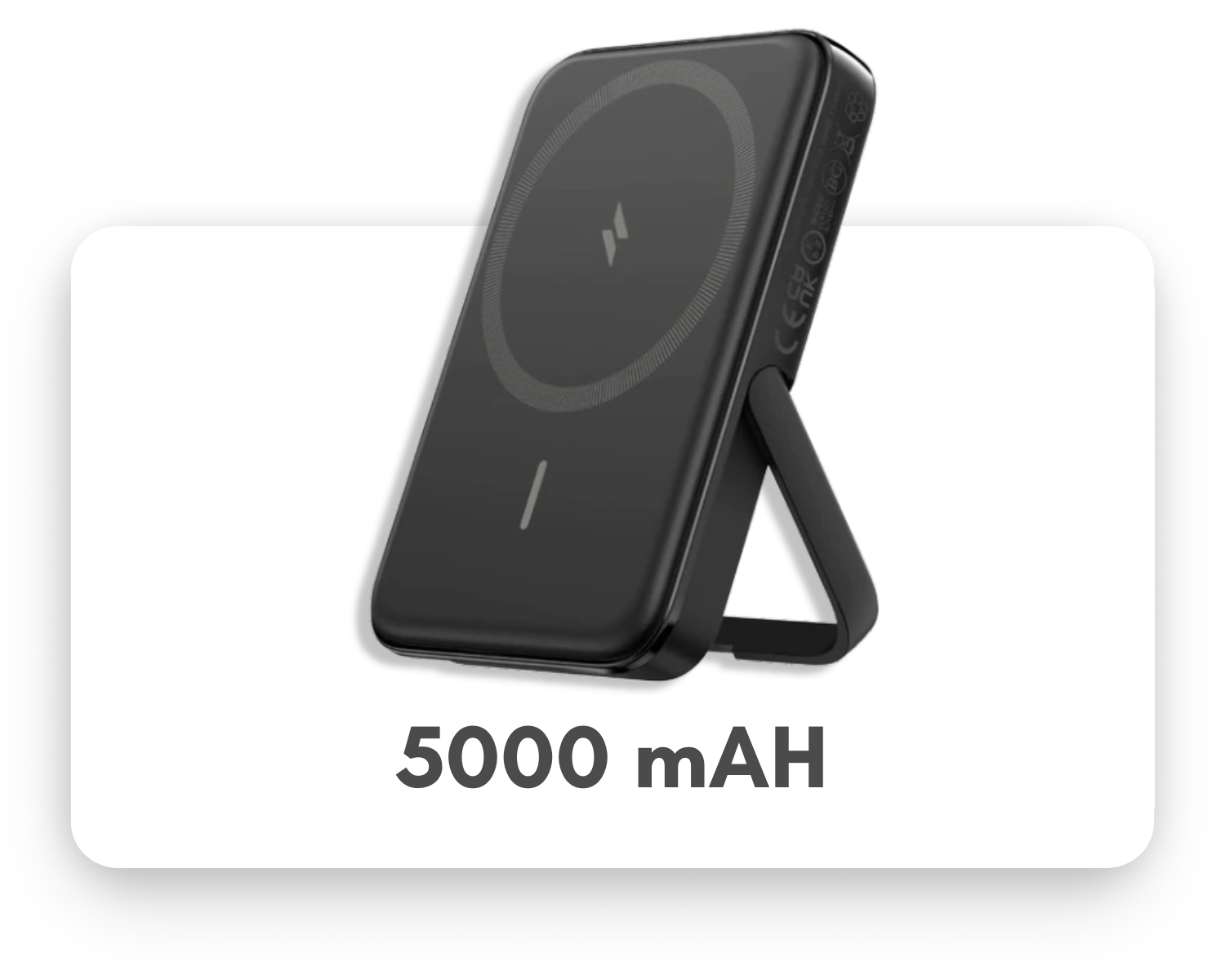 Slim 5000mAh power bank – pocket friendly – Digital Dukaan