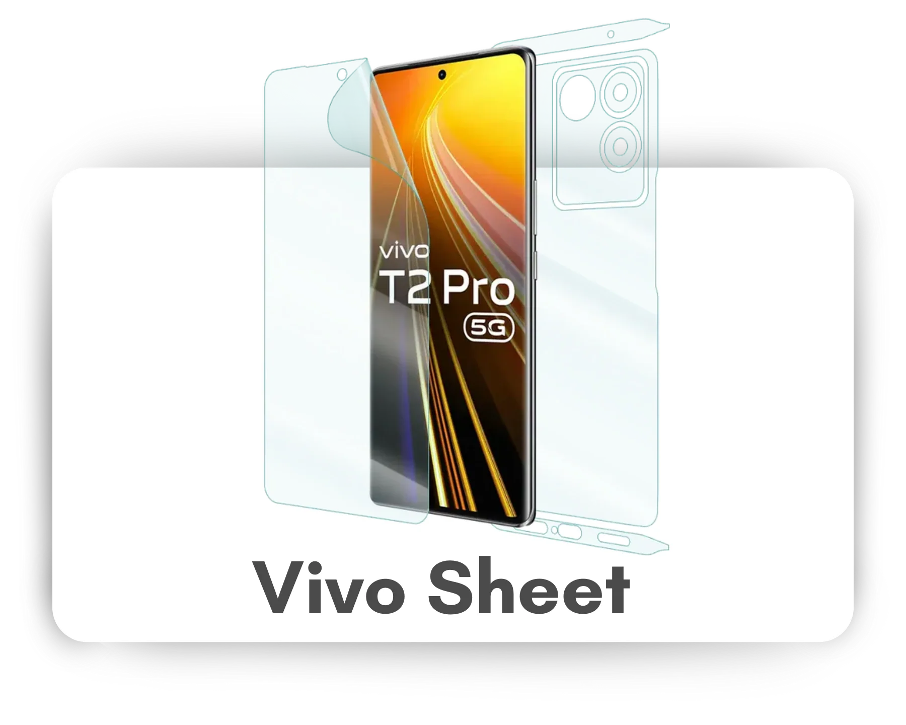 Digital Dukaan — Vivo screen protector sheet collection banner