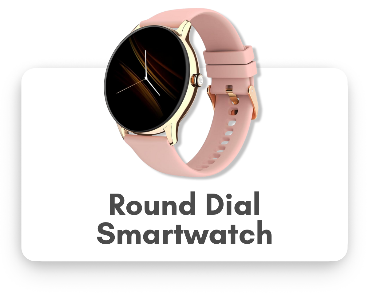 Round dial women’s smart watches – classic chic at Digital Dukaan