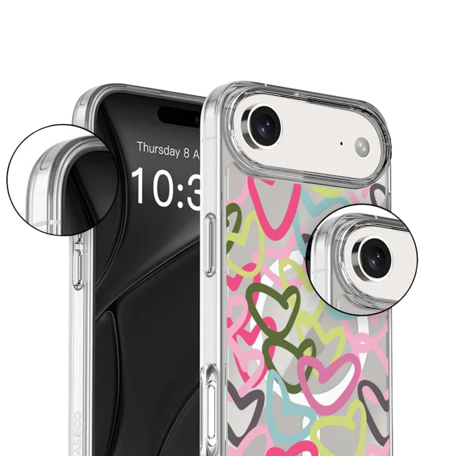 iPhone Air Clear Case - Graffiti Design