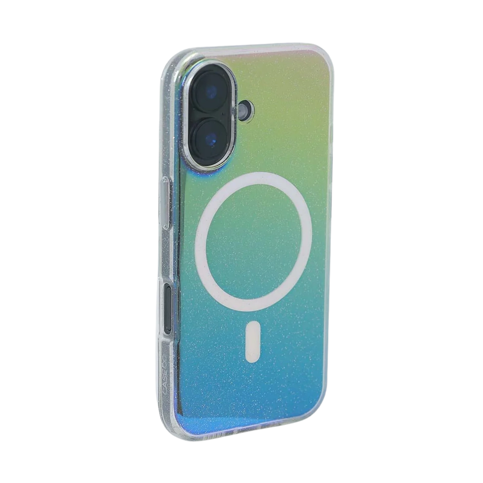 iPhone 17 Anti-Yellow Glitter Clear Case with MagSafe