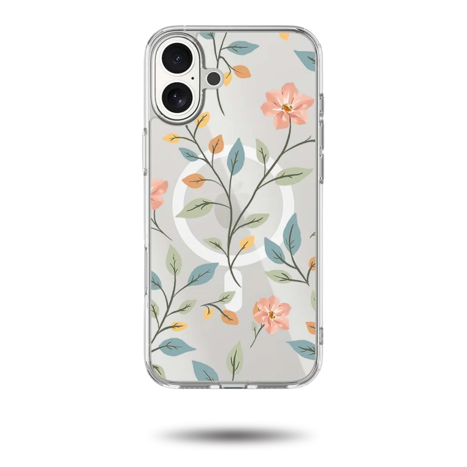 MagSafe iPhone 17 Easter Floral Clear Case