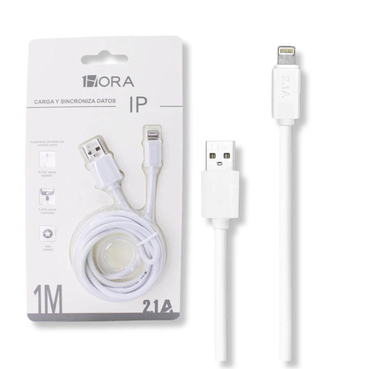 1hora Lightning 1m Cable – extra product photo | Digital Dukaan Pakistan