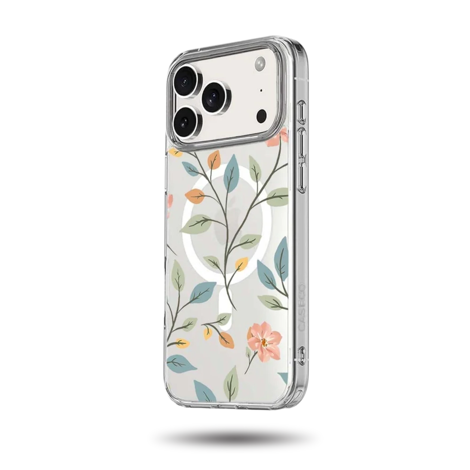 MagSafe iPhone 17 Pro Easter Floral Clear Case