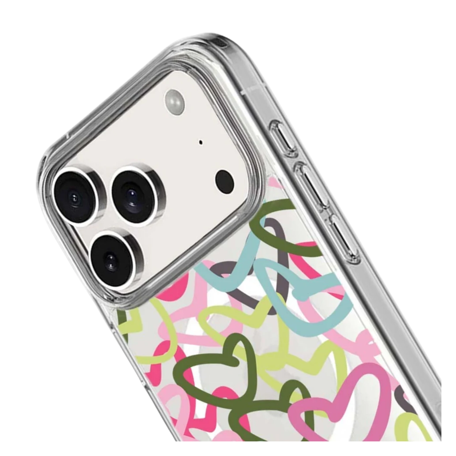 iPhone 17 Pro Clear Case - Graffiti Design