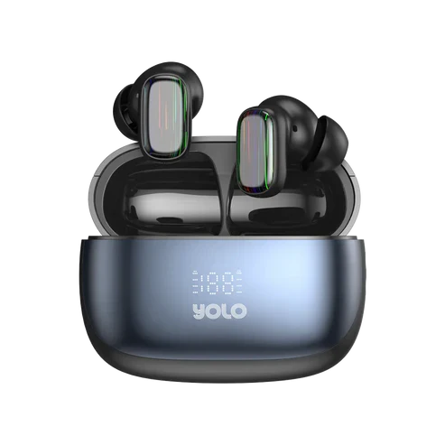 Yolo Yopod Prime Earbuds With Bluetooth 5.4 & Upto 70 Hours Playtime by Yolo — True Wireless Earbuds | Digital Dukaan Pakistan