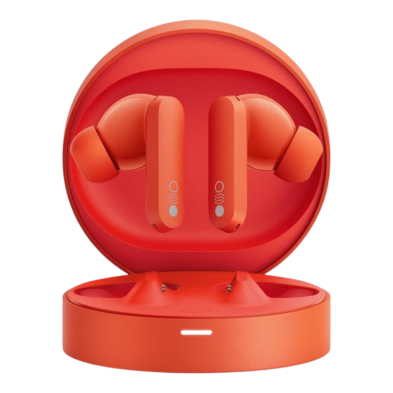 Front hero shot highlighting compact round case and stem design; ideal for homepage tiles and search thumbnails. Emphasizes ANC and long battery.