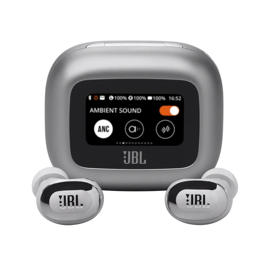JBL Live Buds 3 Wireless Bluetooth Earbud with Adaptive Noise-Cancelling & Upto 40-Hours Playtime by JBL — Open-Ear Wireless Earbuds | Digital Dukaan Pakistan