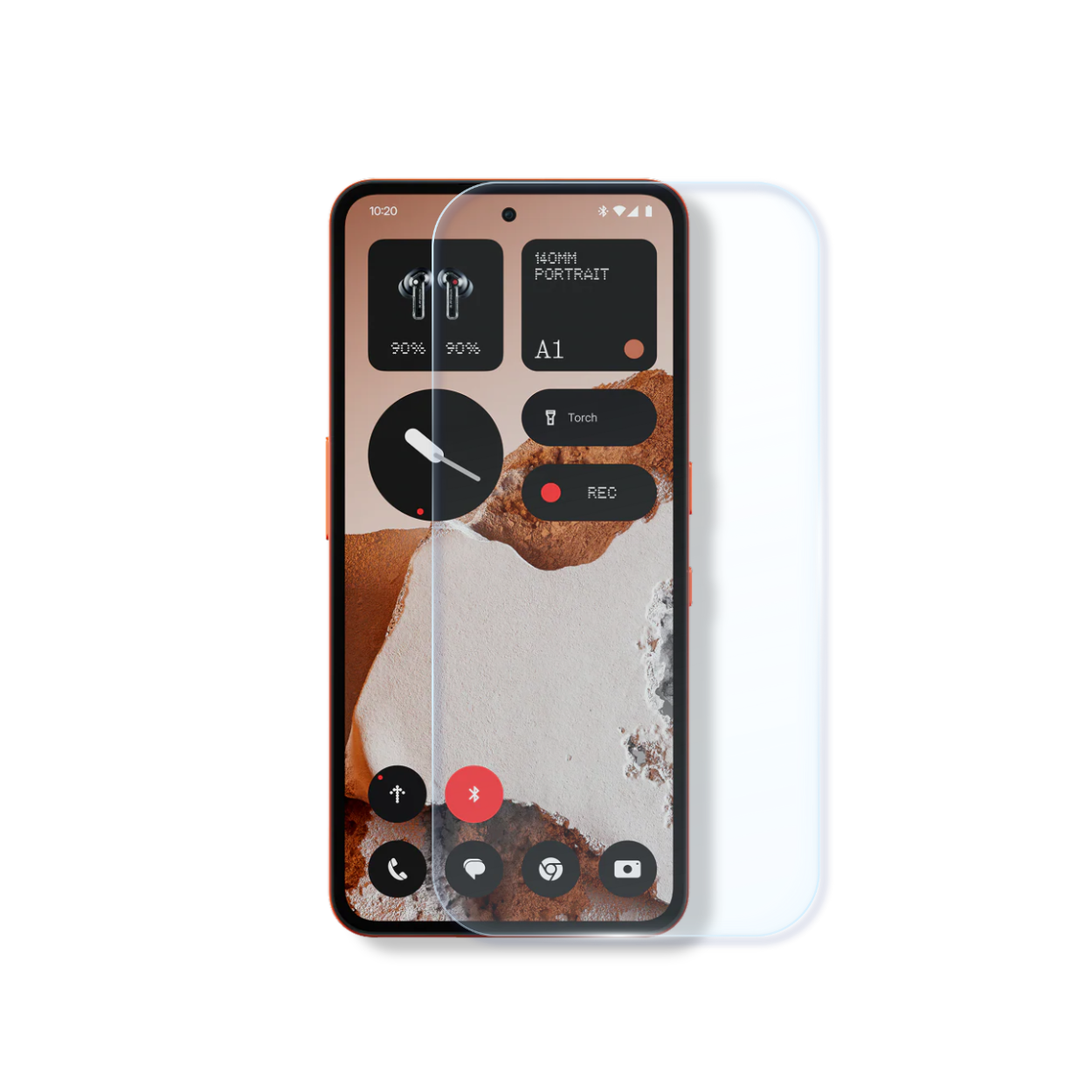 CMF Phone 2 Pro screen protector with cleaning wipes and dust stickers for easy, bubble-free installation.