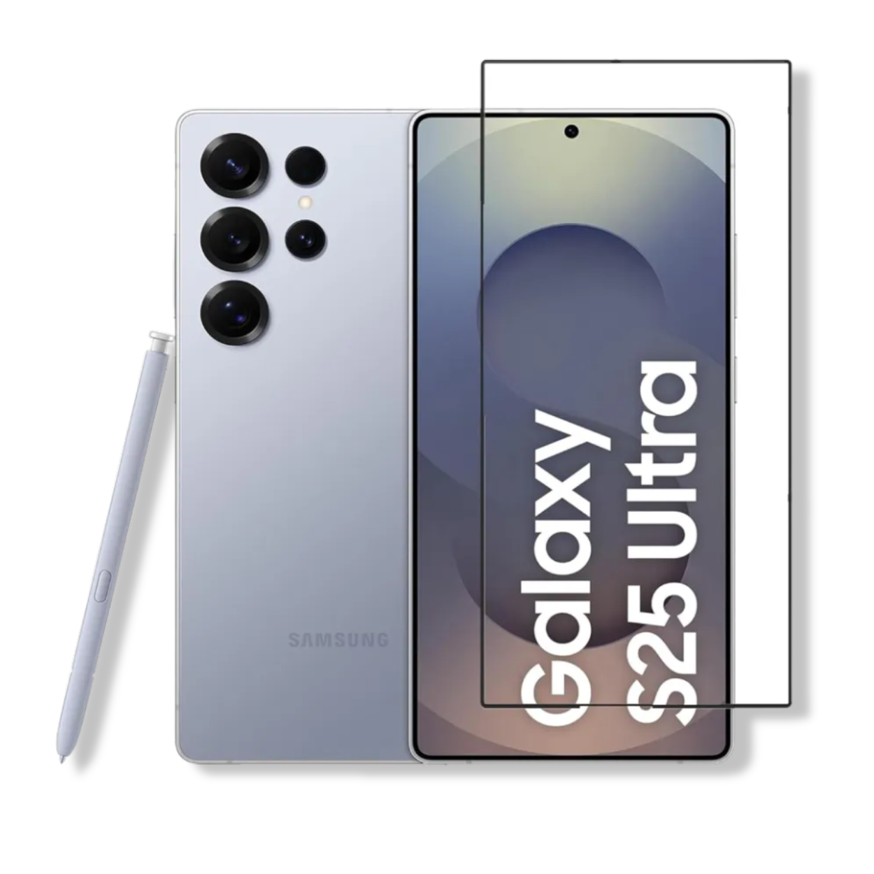 Galaxy S25 Ultra tempered glass screen protector – full front coverage