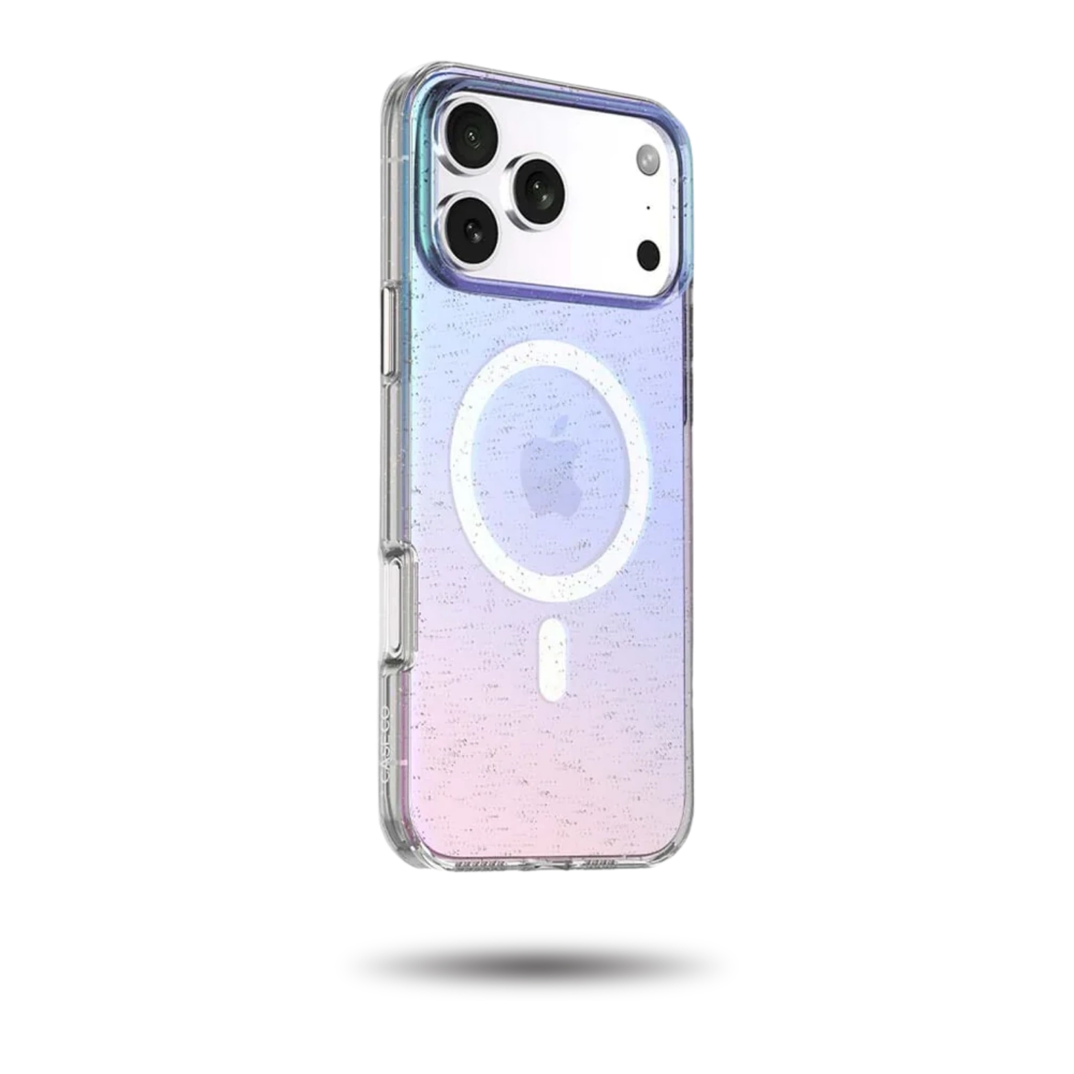 iPhone 17 Pro Max Anti-Yellow Glitter Clear Case with MagSafe