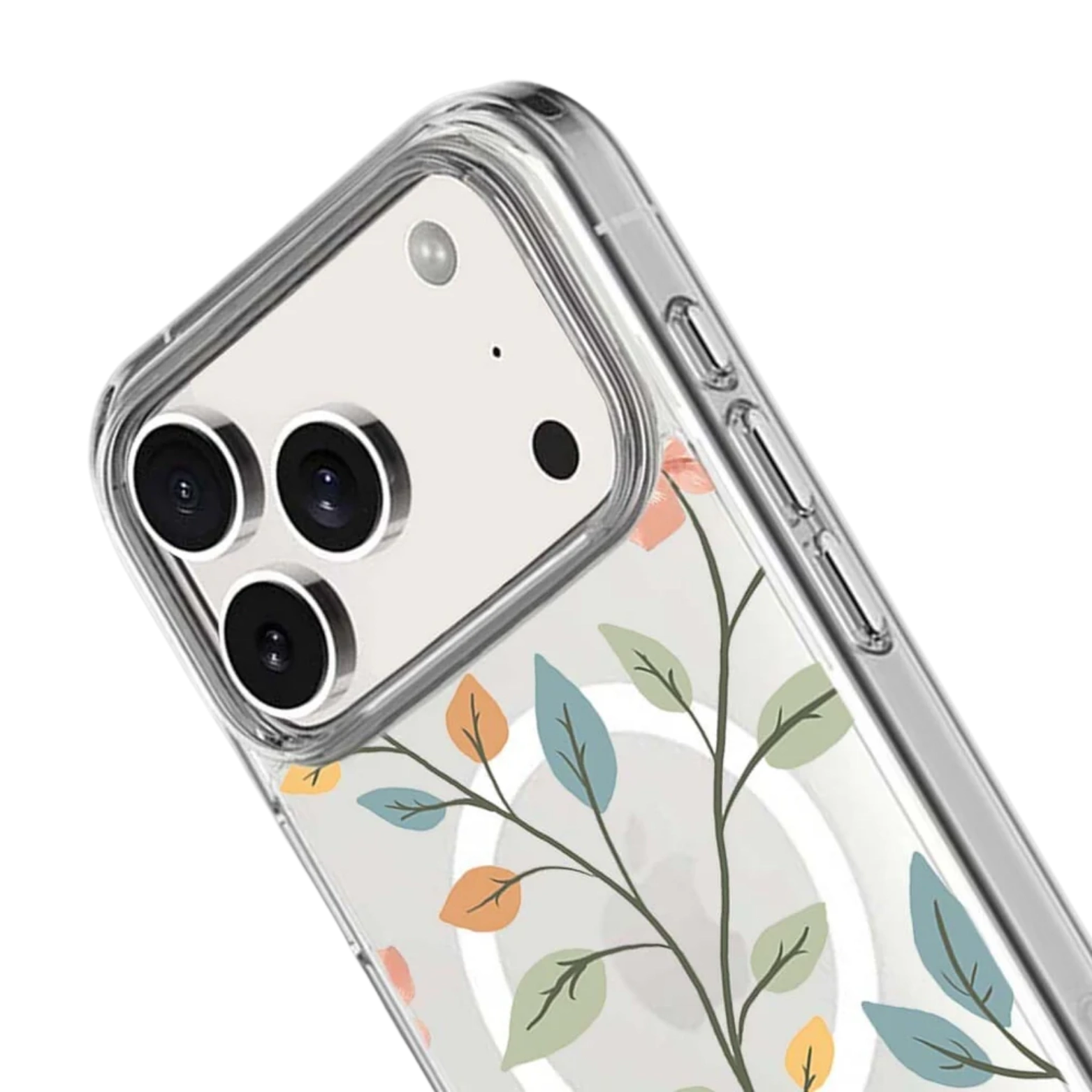 MagSafe iPhone 17 Pro Max Easter Floral Clear Case