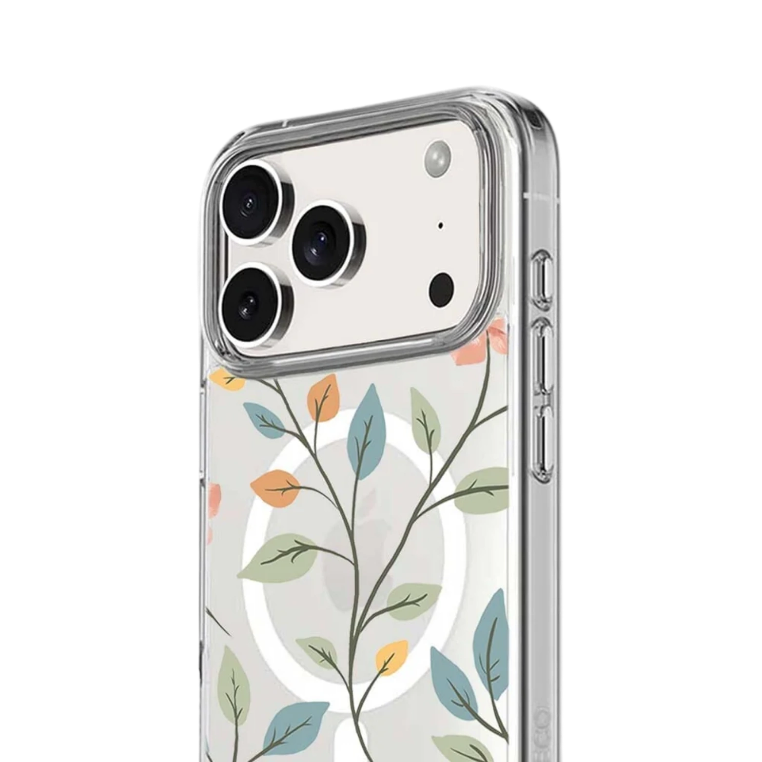 MagSafe iPhone 17 Pro Max Easter Floral Clear Case