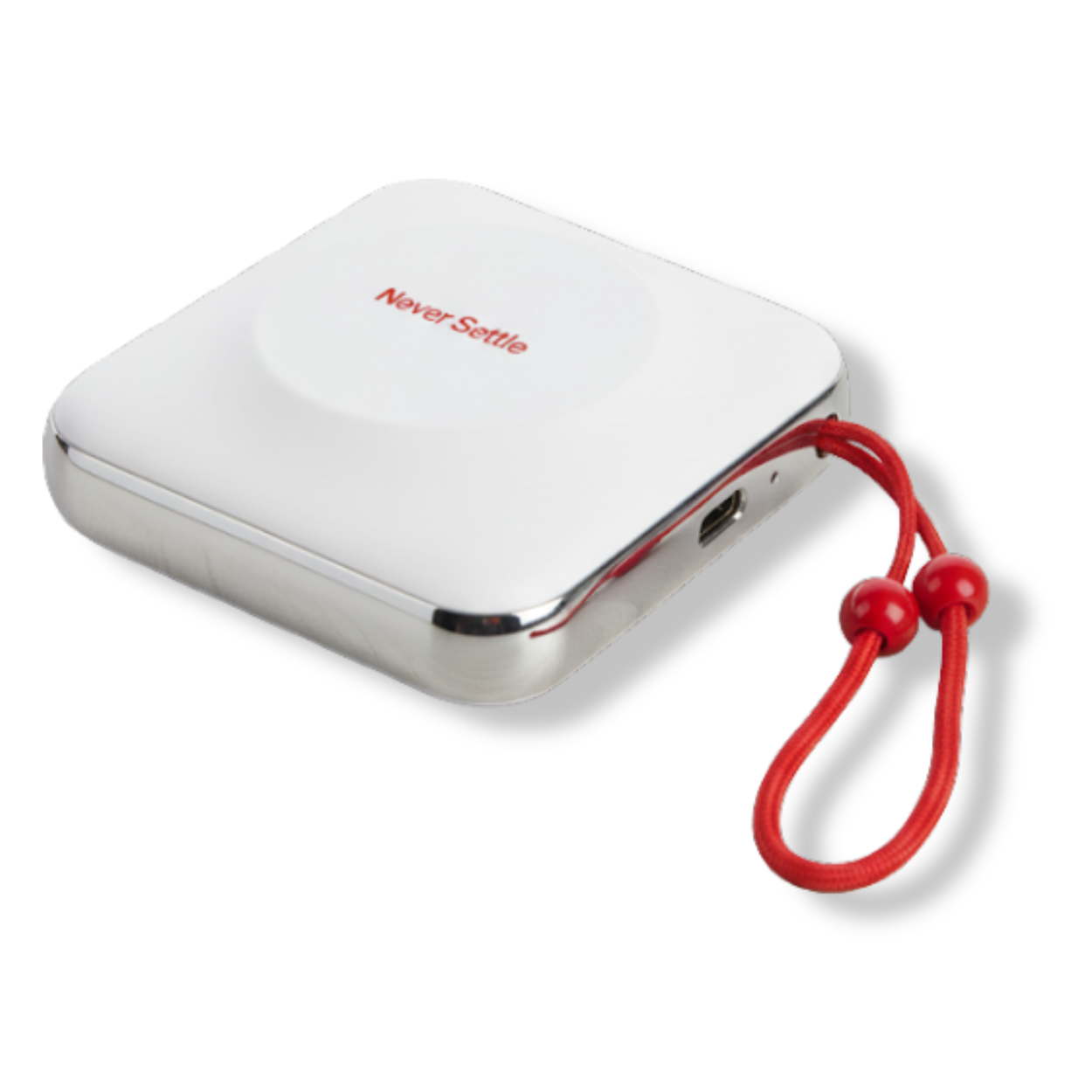 OnePlus 10000mAh power bank front view – Never Settle slim portable charger